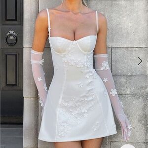 Babyboo DALARY MINI DRESS - IVORY